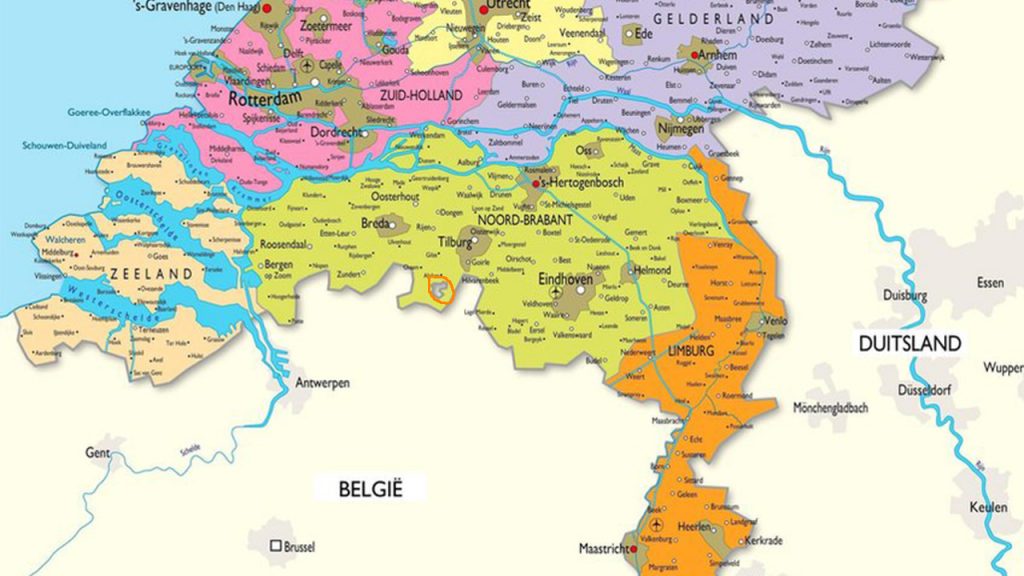 Baarle Hertog en el mapa